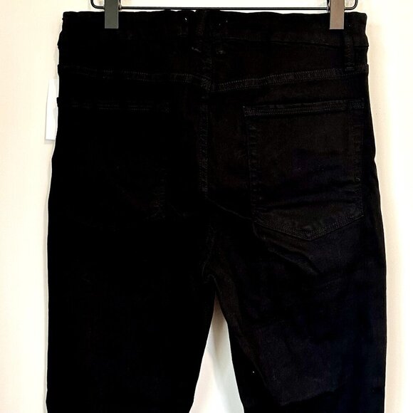 NWT FLAWED Good American Good Legs Skinny Jeans in Black - Size 12 - Picture 6 of 7